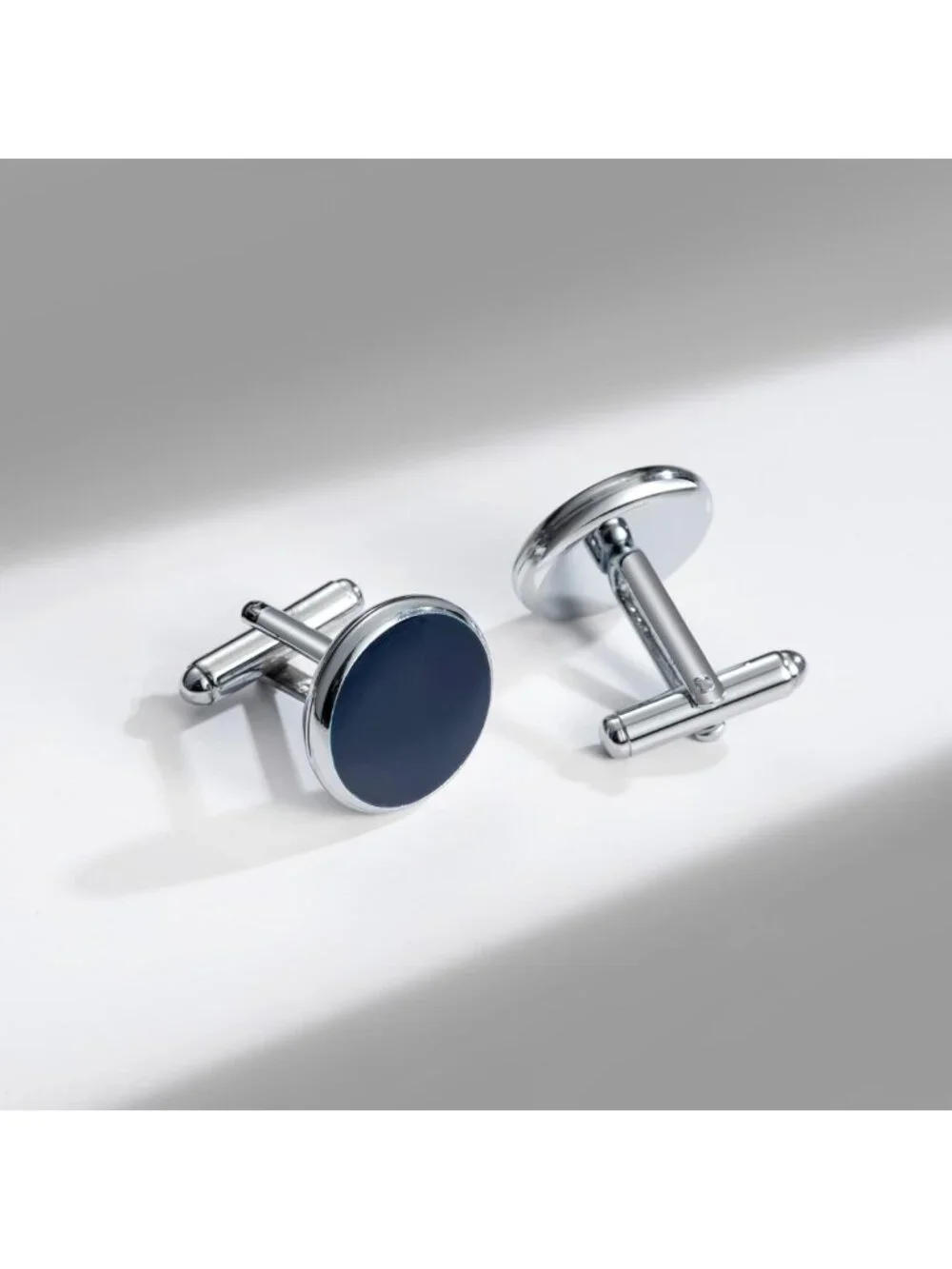 Stylish Round Cufflinks & Studs Set - 4 Colors, Tuxedo Shirt Accessories, Gift